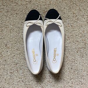 Authentic Chanel ballet flats shoes